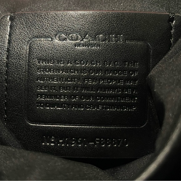 Coach Black Leather Urban Backpack - Picture 6 of 10